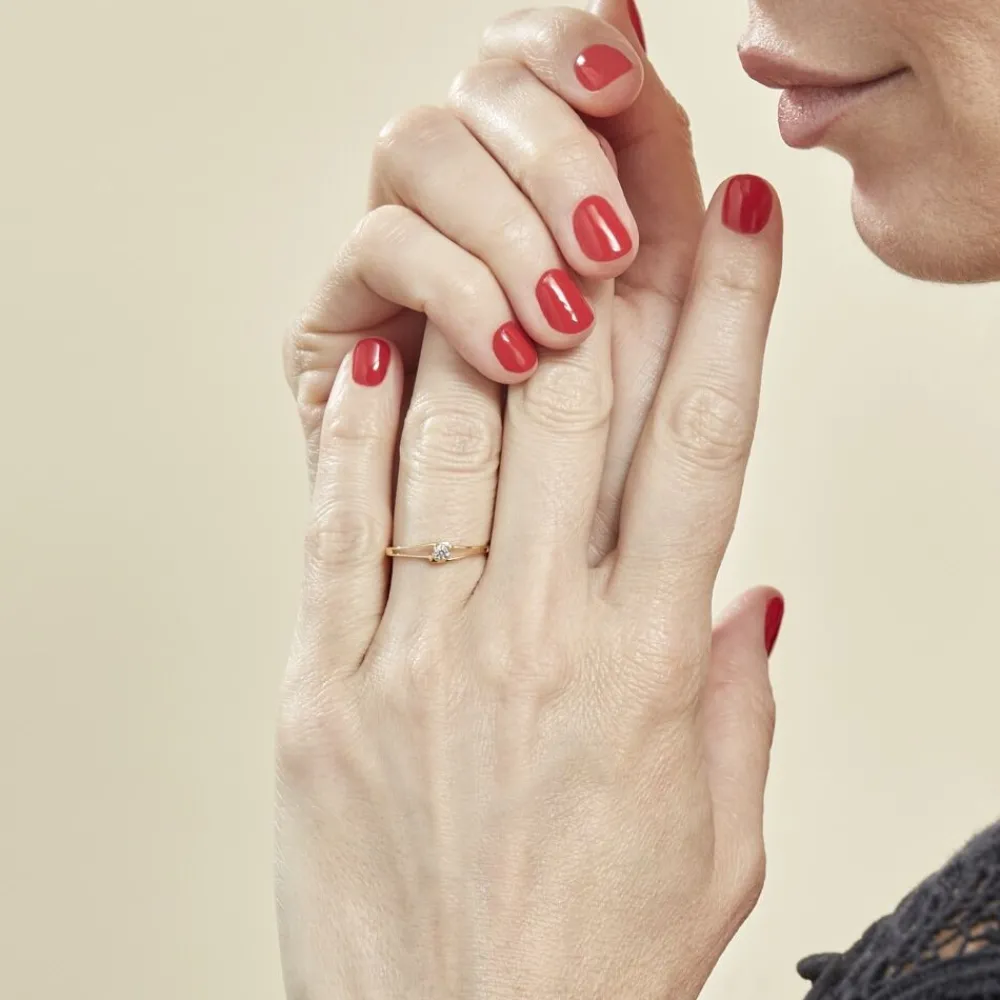 Bague Veroucha Or Jaune Oxyde De Zirconium|Marc Orian Clearance