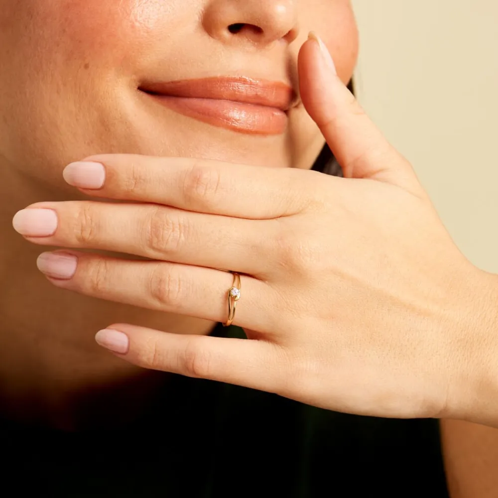 Bague Veroucha Or Jaune Oxyde De Zirconium|Marc Orian Clearance
