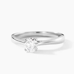 Bague Vicoeuria Ld Platine Blanc Diamant Synthétique|Marc Orian Discount