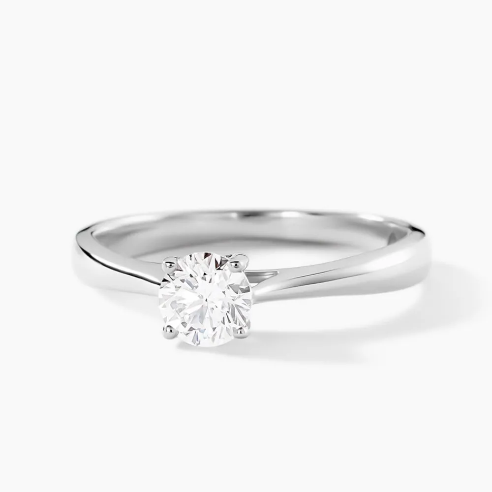 Bague Vicoeuria Ld Platine Blanc Diamant Synthétique|Marc Orian Discount