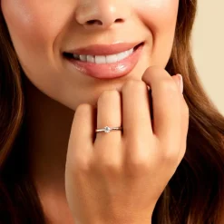 Bague Vicoeuria Ld Platine Blanc Diamant Synthétique|Marc Orian Sale