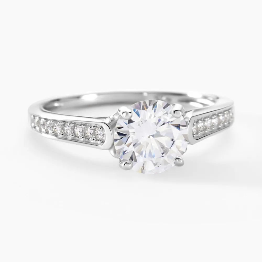 Bague Viky Argent Blanc Oxyde De Zirconium|Marc Orian Outlet