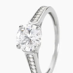 Bague Viky Argent Blanc Oxyde De Zirconium|Marc Orian Outlet