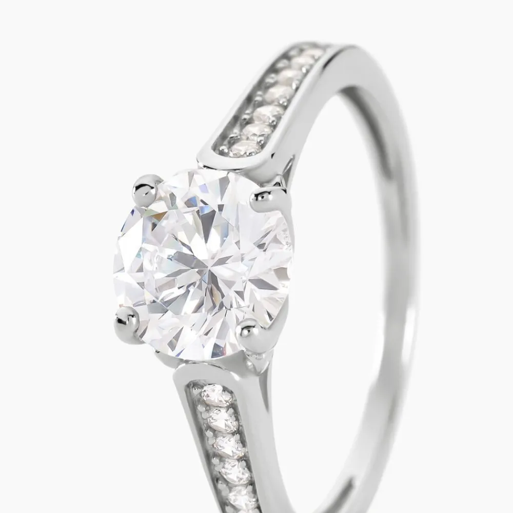 Bague Viky Argent Blanc Oxyde De Zirconium|Marc Orian Outlet