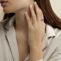 Bague Viyan Or Blanc Saphir Et Diamant|Marc Orian Hot