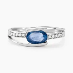 Bague Viyan Or Blanc Saphir Et Diamant|Marc Orian Hot