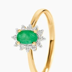Bague Vladimir Or Jaune Emeraude Diamants|Marc Orian Hot