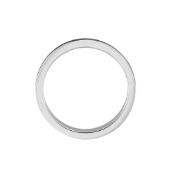 Bague Wallace Acier Blanc