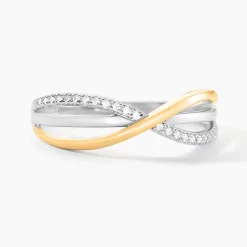 Bague Yvanne Or Jaune Argent Blanc Oxyde De Zirconium|Marc Orian Clearance