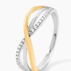 Bague Yvanne Or Jaune Argent Blanc Oxyde De Zirconium|Marc Orian Clearance