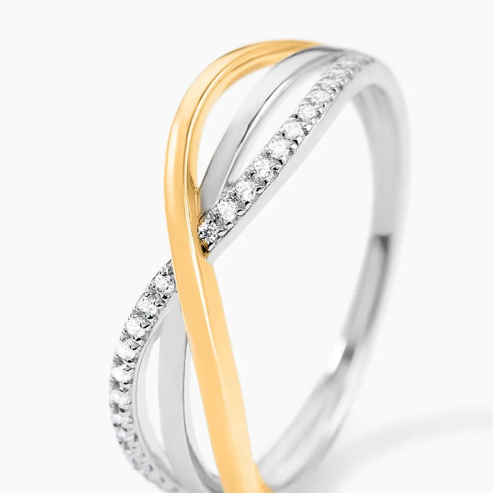 Bague Yvanne Or Jaune Argent Blanc Oxyde De Zirconium|Marc Orian Clearance