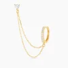 Bijou D'oreille Unitaire Michi Or Jaune Oxyde De Zirconium|Marc Orian Clearance