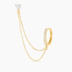 Bijou D'oreille Unitaire Michi Or Jaune Oxyde De Zirconium|Marc Orian Clearance