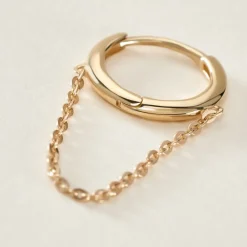Bijou D'oreille Unitaire Or Jaune Brittani|Marc Orian Discount