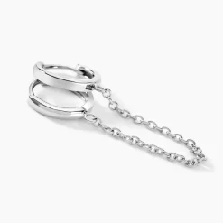 Bijou D'oreille Unitaire Stephie Argent Blanc|Marc Orian Clearance