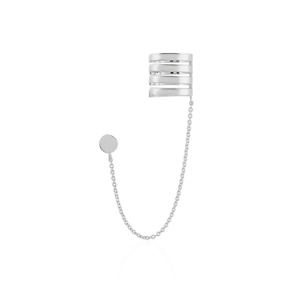 Bijou D'oreille Unitaire Trina Argent Blanc