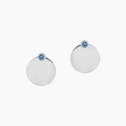 Bijoux D'oreilles Aleksandra Argent Blanc Oxyde De Zirconium|Marc Orian Clearance