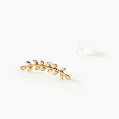 Bijoux D'oreilles Eloiza Or Jaune Oxyde De Zirconium|Marc Orian Online