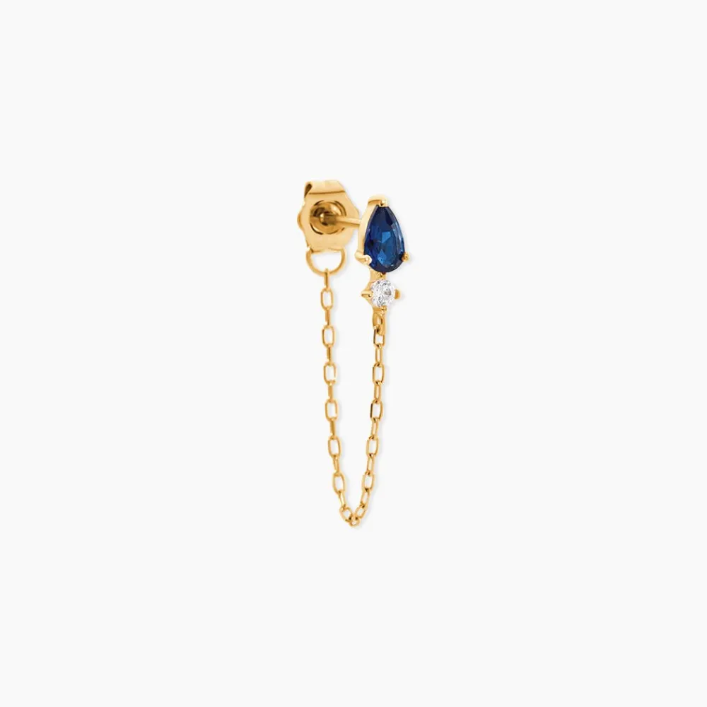Bijoux D'Oreilles Monna Or Jaune Oxyde De Zirconium|Marc Orian Hot