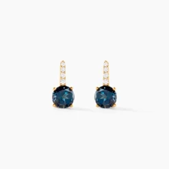 Bijoux D'oreilles Monroe Or Jaune Topaze Oxyde De Zirconium|Marc Orian Clearance