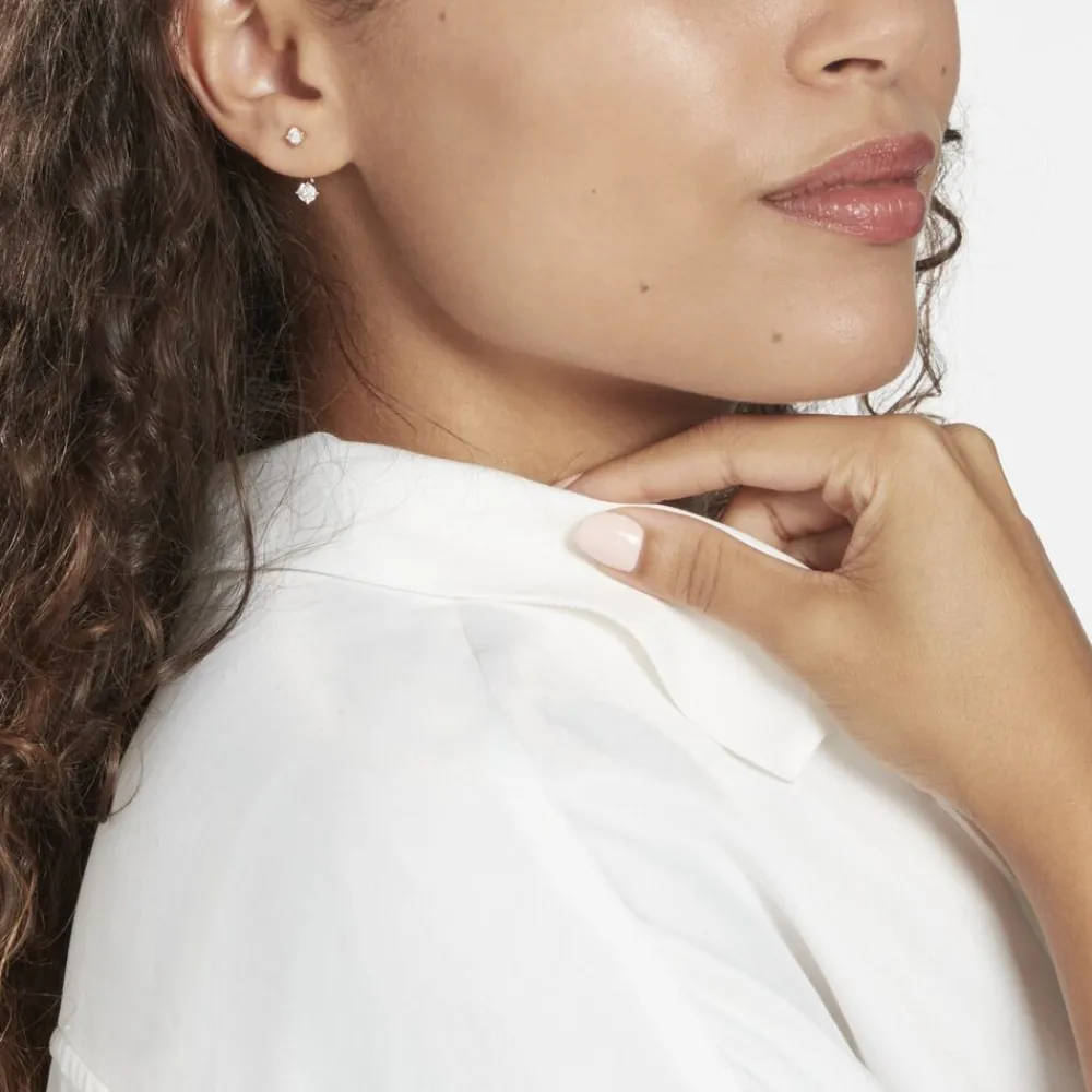 Bijoux D'oreilles Plaqué Or Dedale Oxydes De Zirconium|Marc Orian Hot
