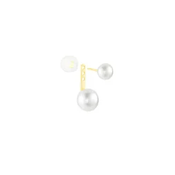 Bijoux D'oreilles Seona Or Jaune Perle De Culture|Marc Orian Clearance