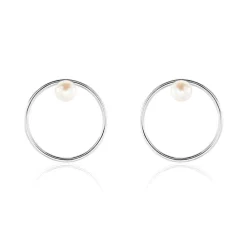 Bijoux D'oreilles Walter Argent Perle De Culture|Marc Orian Outlet