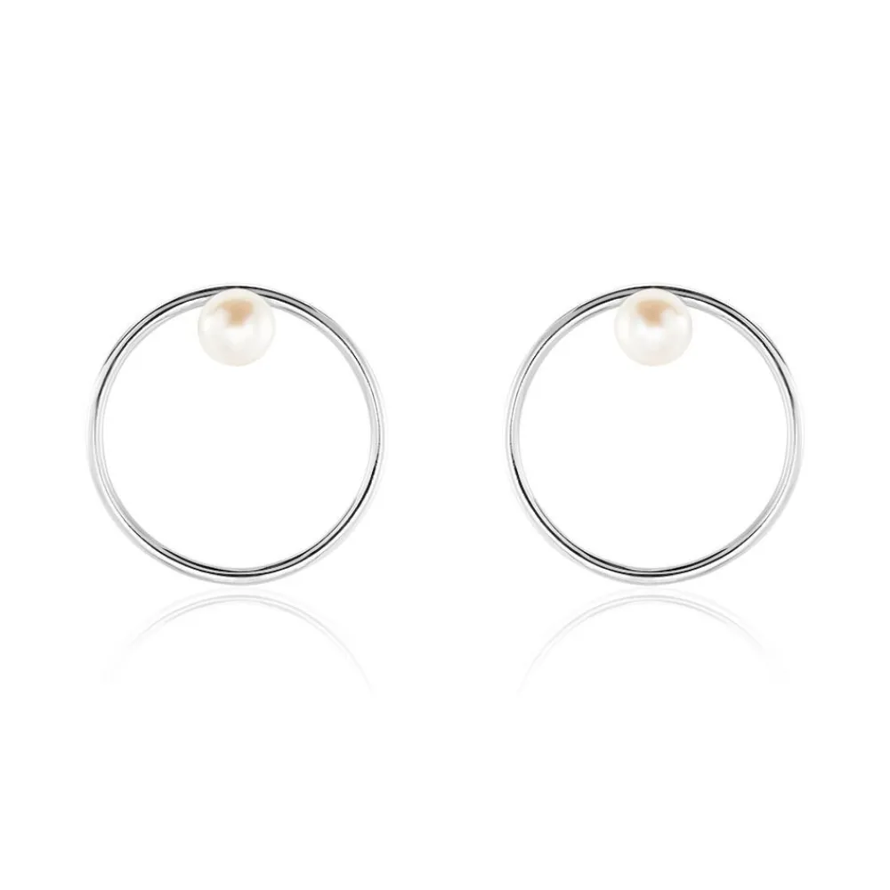 Bijoux D'oreilles Walter Argent Perle De Culture|Marc Orian Outlet
