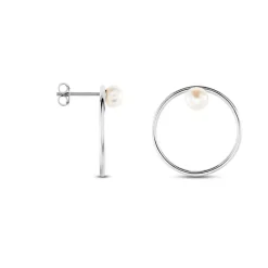 Bijoux D'oreilles Walter Argent Perle De Culture|Marc Orian Outlet