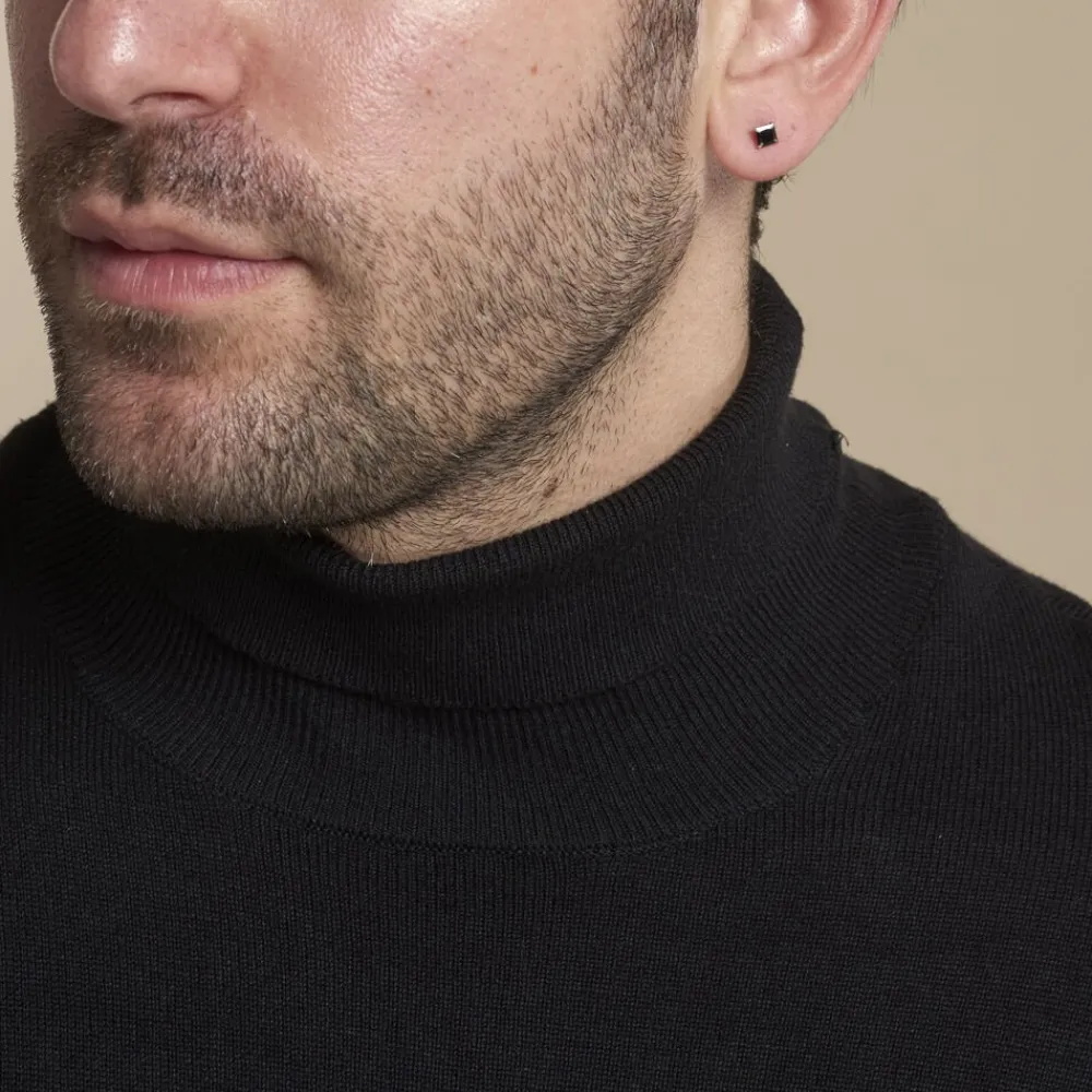 Boucle D'oreille Puce Unitaire Paco Argent Blanc Oxyde De Zirconium|Marc Orian Discount