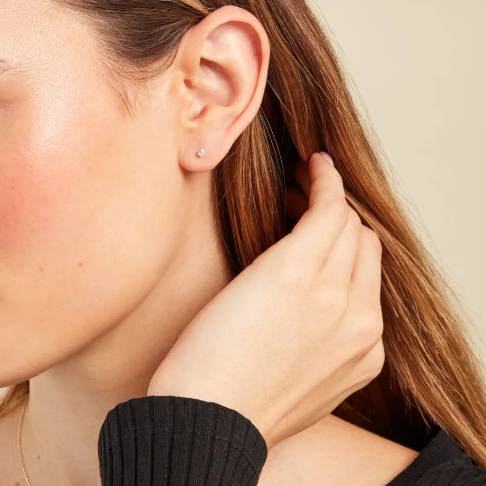 Boucle D'oreille Puce Unitaire Victoria|Marc Orian Clearance