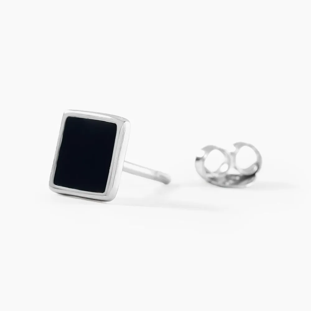 Boucle D'oreille Unitaire Argent Blanc Midas|Marc Orian Online