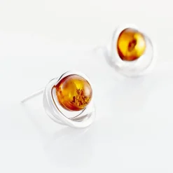 Boucles D'oreilles Argent Blanc Franjo Ambre|Marc Orian Discount