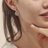 Boucles D'oreilles Argent Blanc Alanna Ambres|Marc Orian Outlet