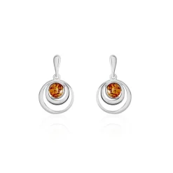Boucles D'oreilles Argent Blanc Alanna Ambres|Marc Orian Outlet