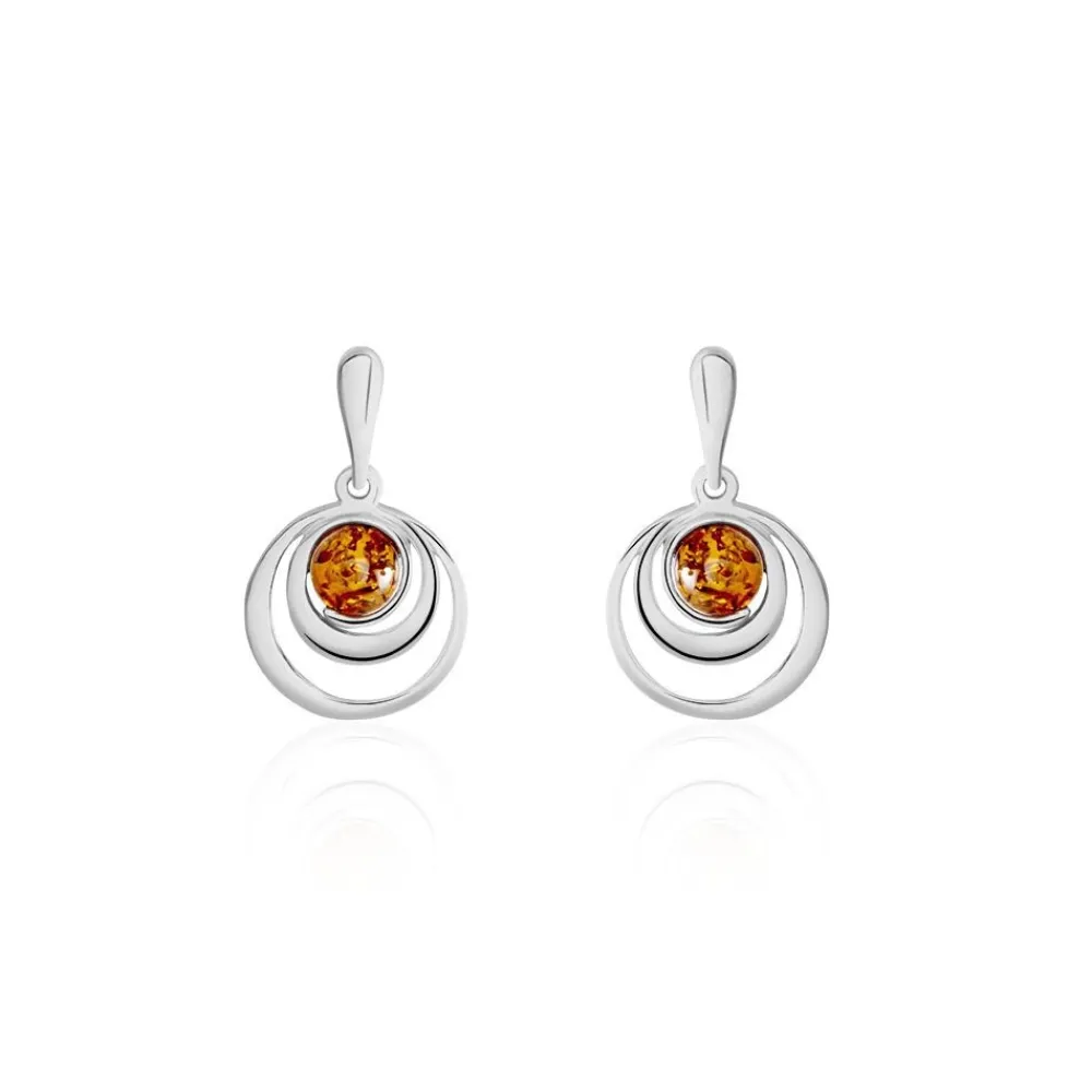 Boucles D'oreilles Argent Blanc Alanna Ambres|Marc Orian Outlet