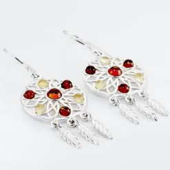 Boucles D'oreilles Argent Blanc Lorena Ambre|Marc Orian Outlet