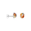 Boucles D'oreilles Argent Blanc Aleina Ambres|Marc Orian Discount