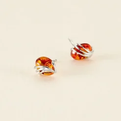Boucles D'oreilles Argent Blanc Aleina Ambres|Marc Orian Discount