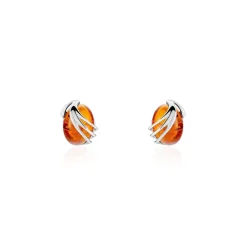 Boucles D'oreilles Argent Blanc Aleina Ambres|Marc Orian Discount