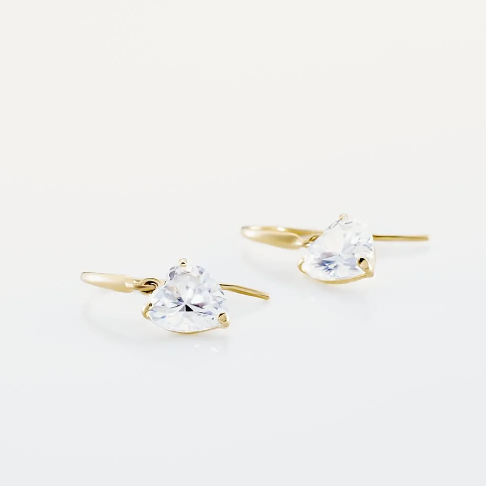 Boucles D'oreilles Djimmy Or Jaune Oxyde