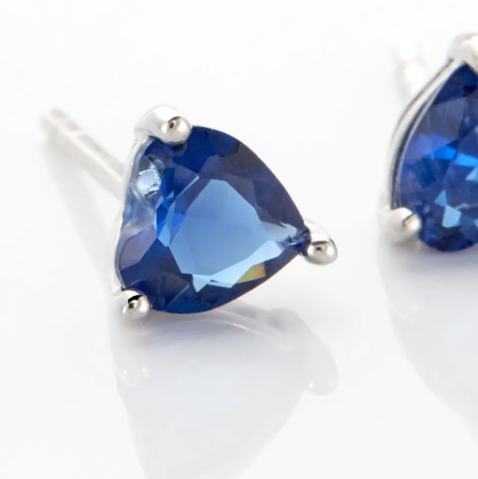 Boucles D'oreilles Kelvyn Argent Blanc Oxyde