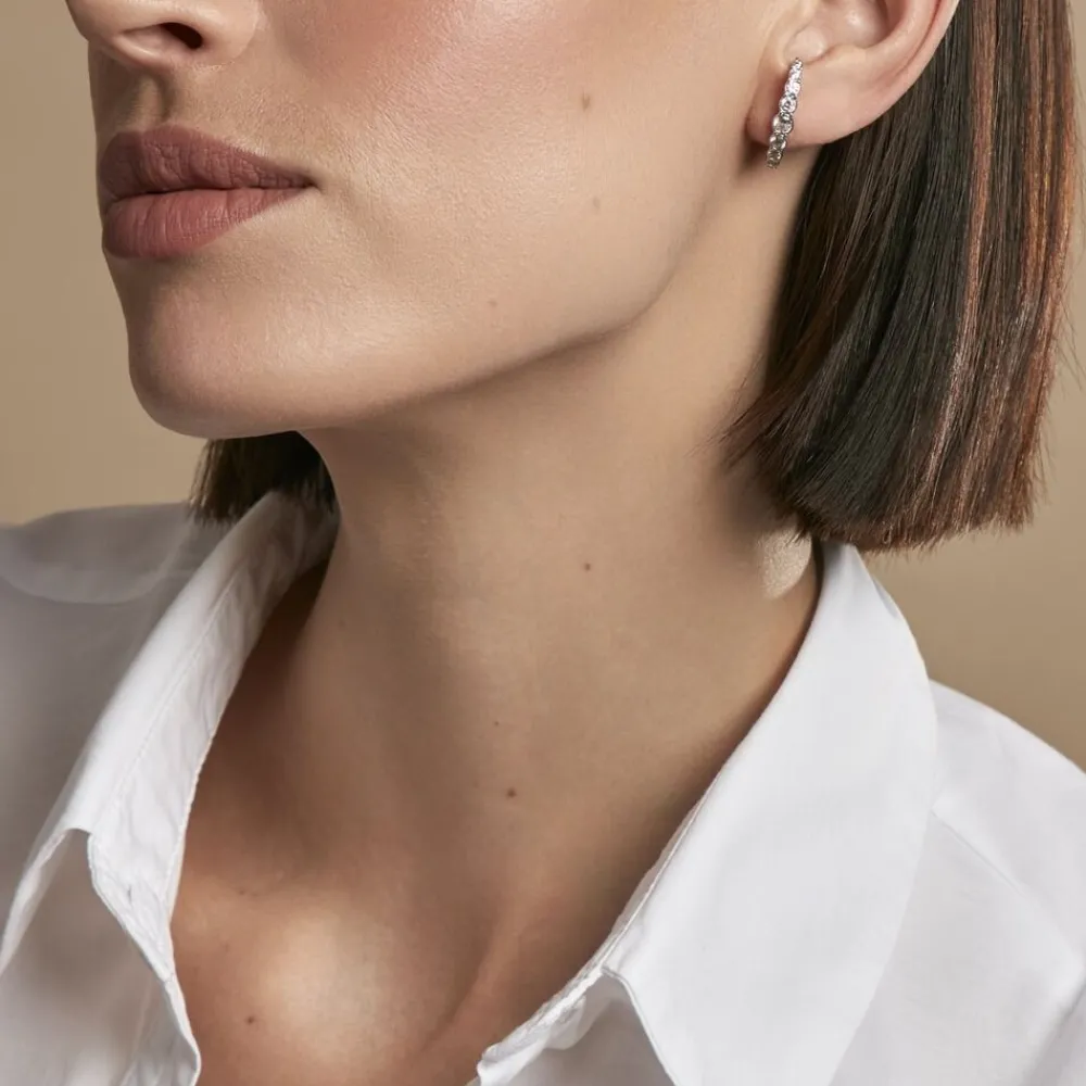 Boucles D'oreilles Liviu De Zirconium|Marc Orian Online