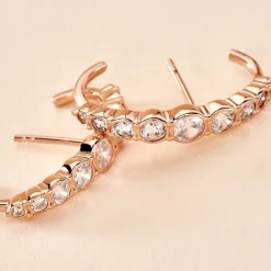 Boucles D'oreilles Liviu De Zirconium|Marc Orian Online