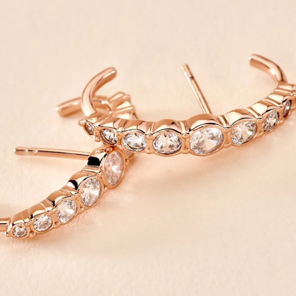 Boucles D'oreilles Liviu De Zirconium|Marc Orian Online