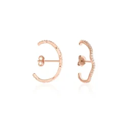 Boucles D'oreilles Lowri De Zirconium|Marc Orian New