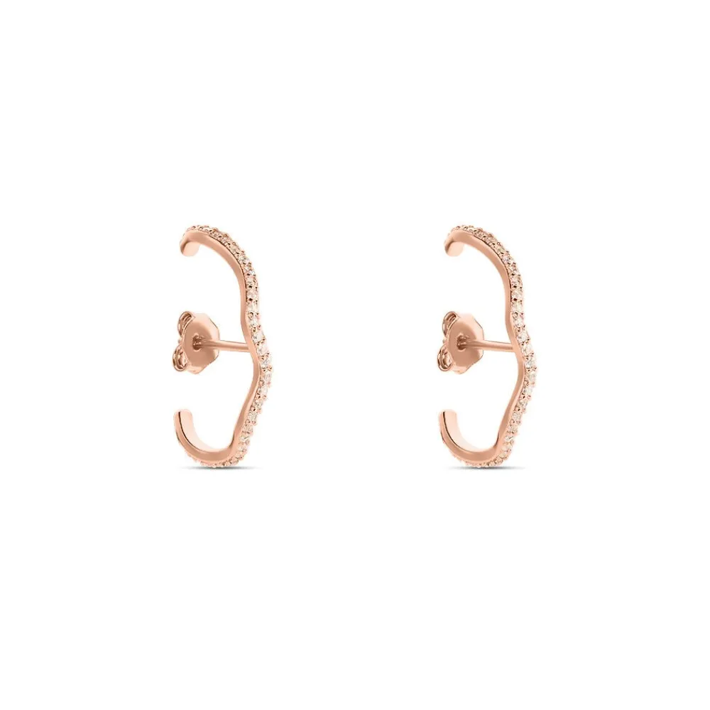 Boucles D'oreilles Lowri De Zirconium|Marc Orian New
