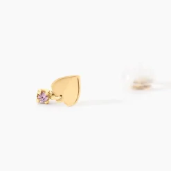 Boucles D'oreilles Pendantes Or Jaune Marie Lou Oxyde De Zirconium|Marc Orian Online