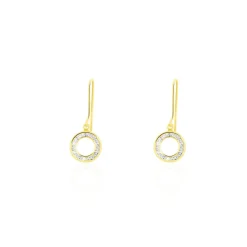 Boucles D'oreilles Pendantes Lavande Or Jaune Oxydes|Marc Orian Clearance