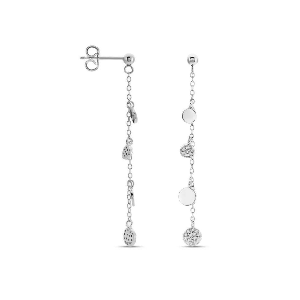 Boucles D'oreilles Pendantes Lorainne De Zirconium|Marc Orian Discount